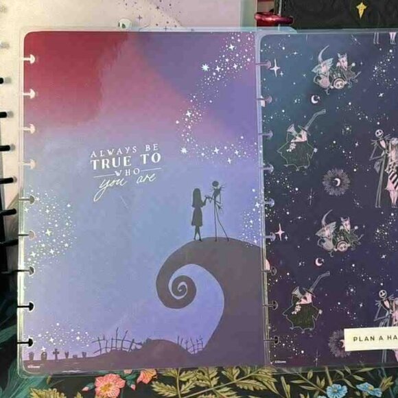 Happy Planner Classic Disney Nightmare before Christmas Cover W/discs - Picture 3 of 6
